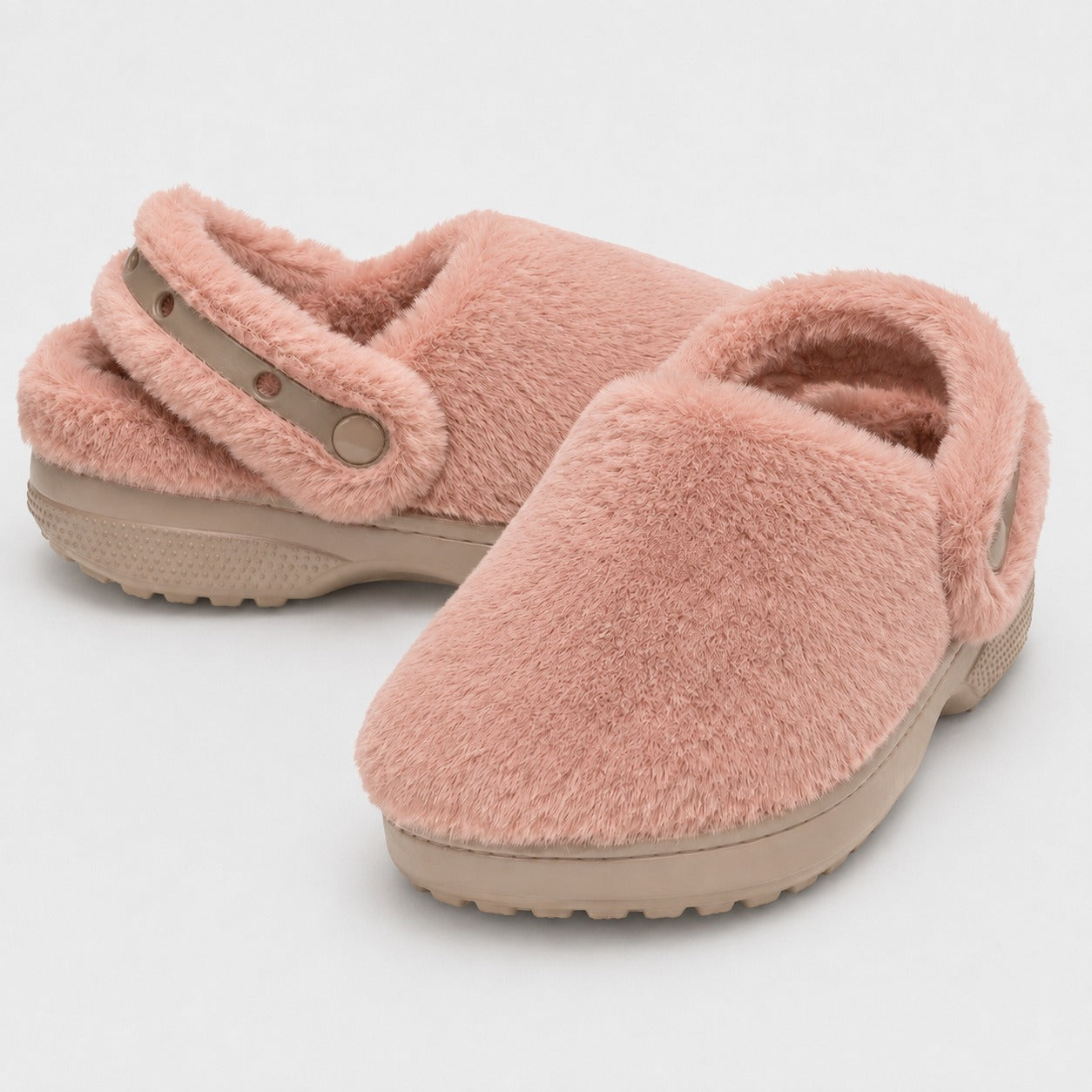 Women‘s Unfurgettable Furry Lined Clogs, Fuzzy Slippers