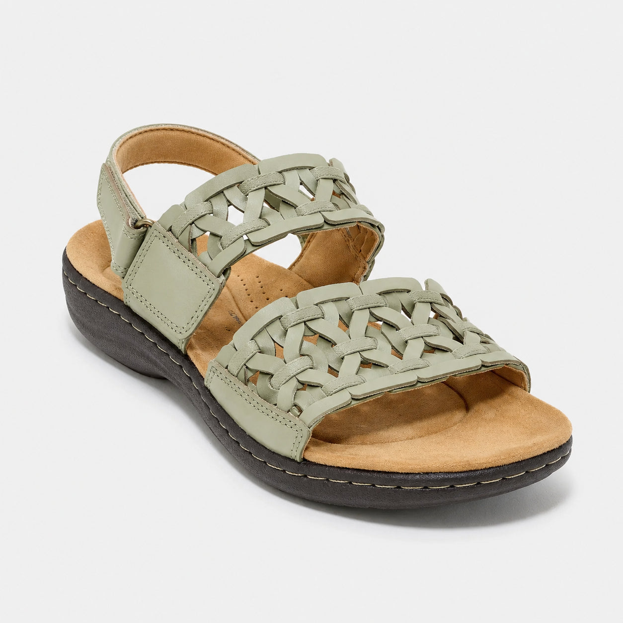 Women‘s CloudStep Leather Slide Sandals