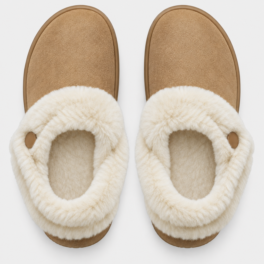 Women‘s Unfurgettable Furry Lined Clogs, Fuzzy Slippers