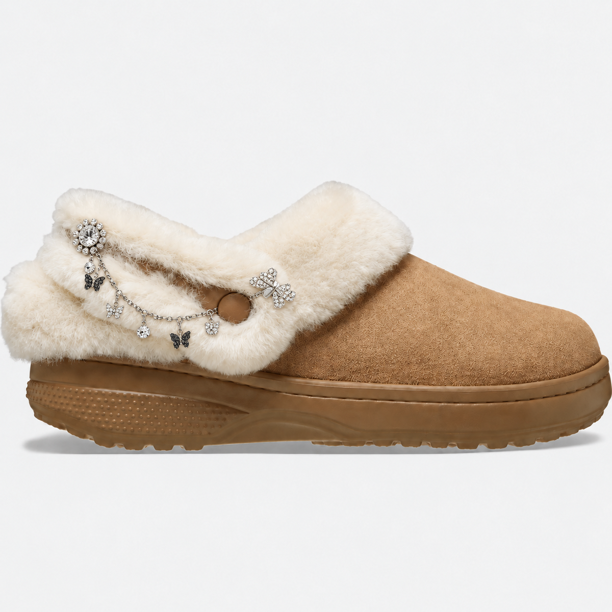 Women‘s Unfurgettable Furry Lined Clogs, Fuzzy Slippers
